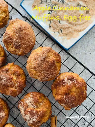 APPLE CINNAMON MUFFINS, EGG FREE