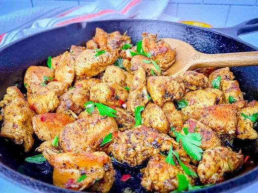 Bocados de pollo a la mantequilla de ajo