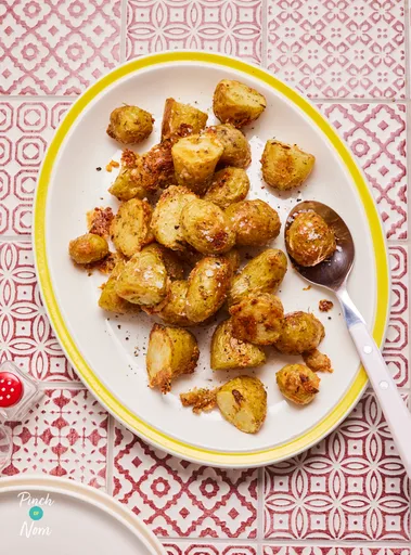 Patatas al ajo y parmesano aptas para adelgazar