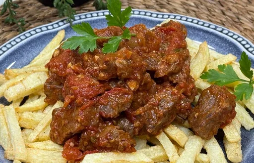 Carne con tomate al estilo andaluz