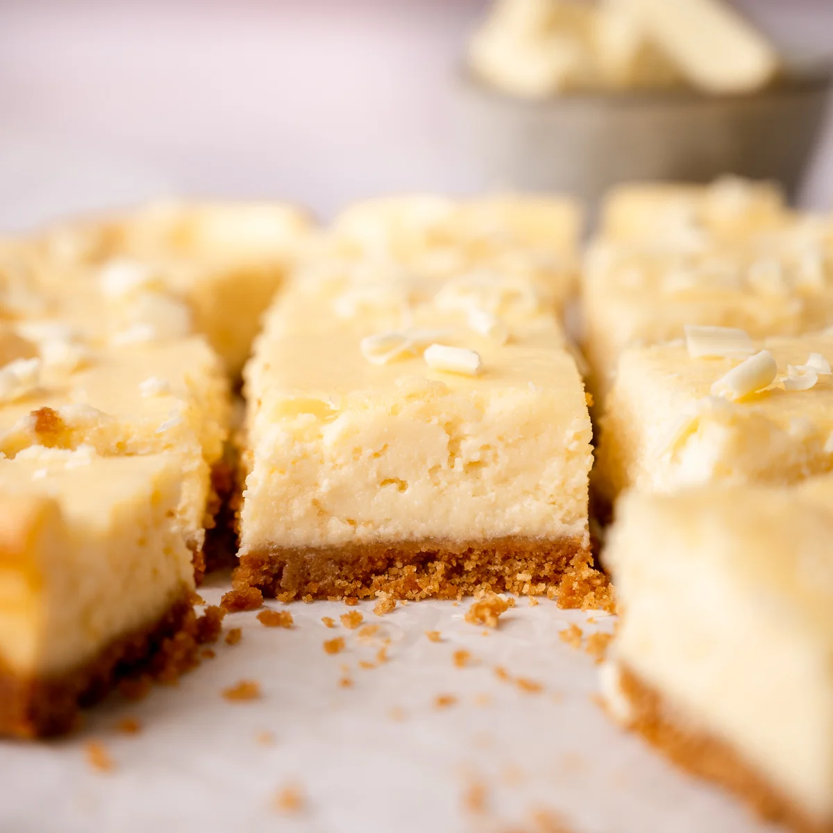 Lemon White Chocolate Cheesecake
