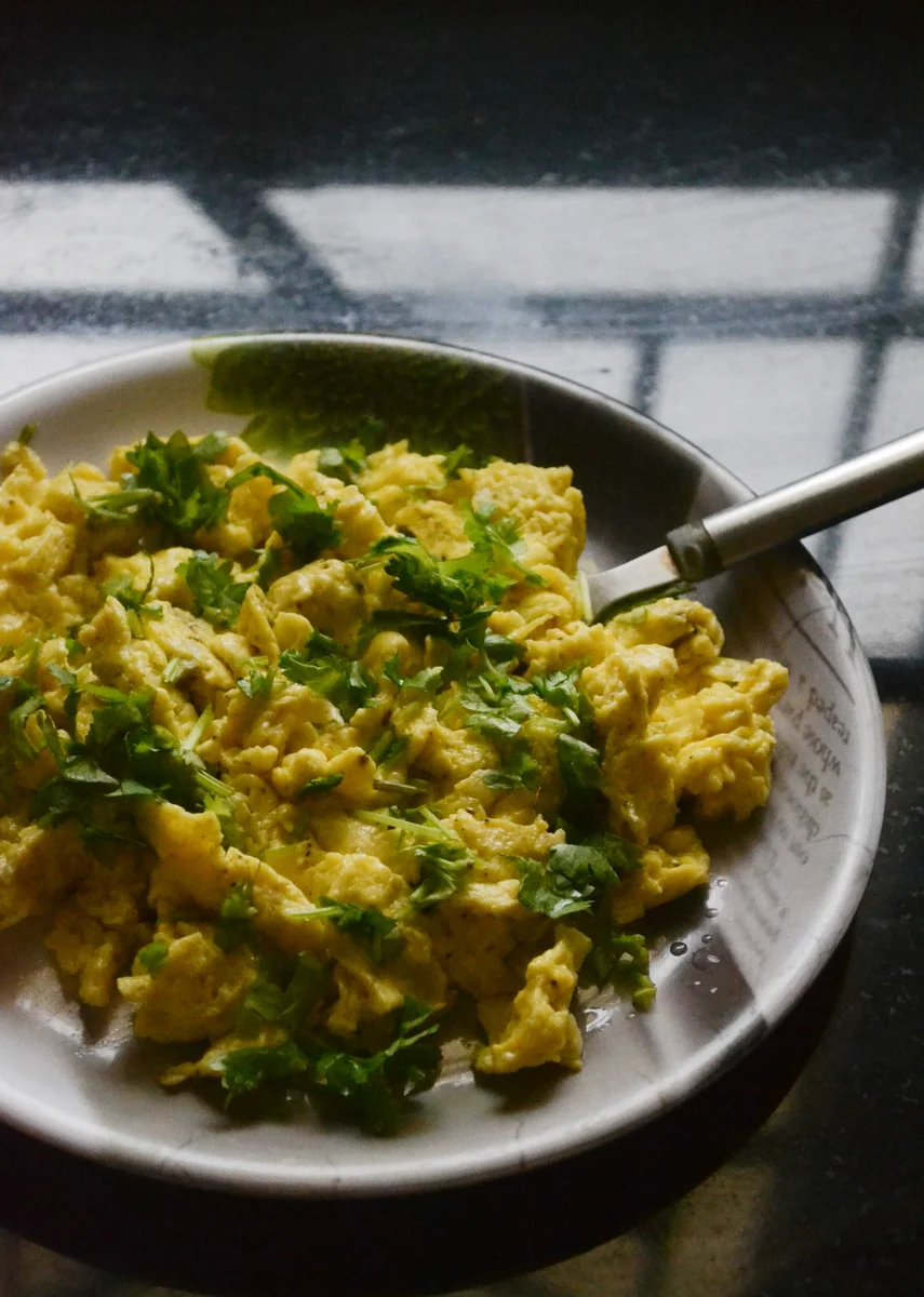 Receta de Huevos Revueltos Esponjosos