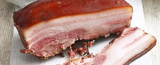 Valentine Warner's boiled streaky bacon with Puy lentils
