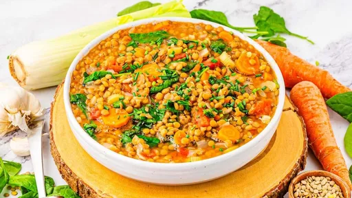 Sopa de lentejas