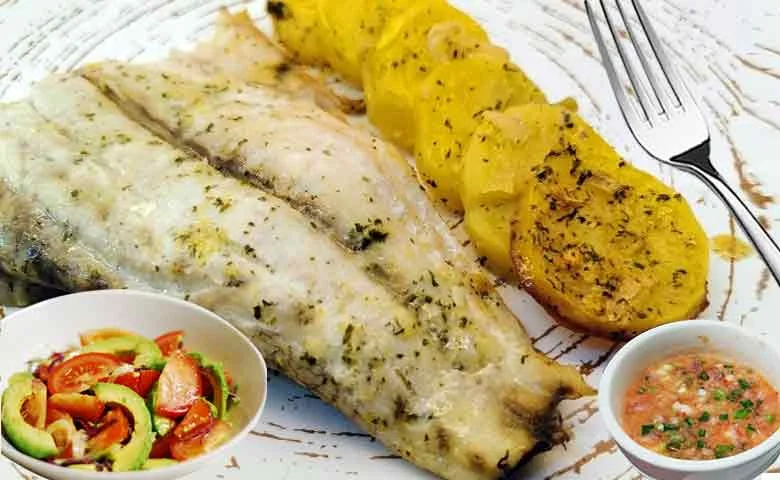 Pescado al Horno Peruano.
