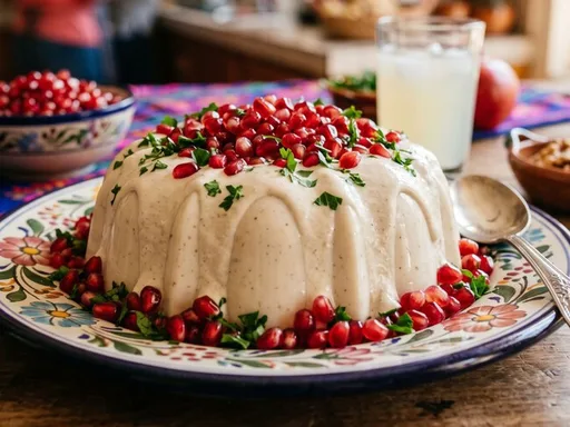 Cómo hacer una gelatina de nogada con leche evaporada y granada: lleva pocos ingredientes y es perfecta para la temporada