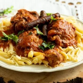 CHICKEN KAPAMA: GREEK-BRAISED CINNAMON CHICKEN