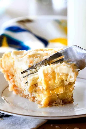 Banana Coconut Cream Pie with Vanilla Wafer Coconut Crust