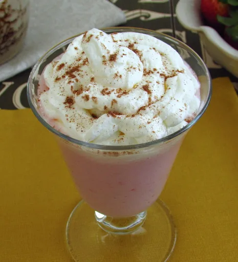Batido de fresa y chocolate