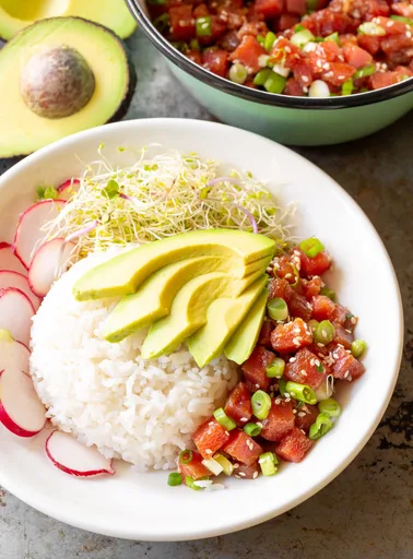 Receta de poke bowl