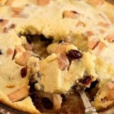 Cranberry Apple Clafoutis