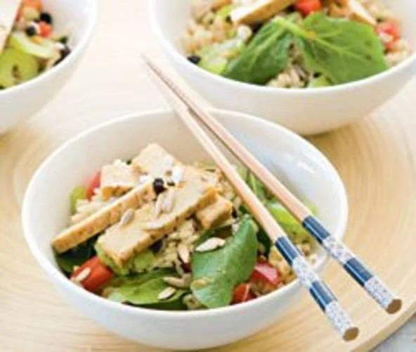 Brown Rice & Tofu Salad