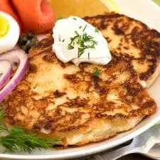 Crispy Creamy Potato Pancakes