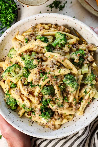 Fideos cavatelli
