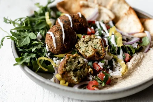 Falafel Bowl with “Tabbouleh” Rice