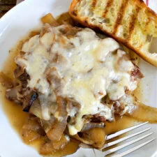 French Onion Pork Cutlets