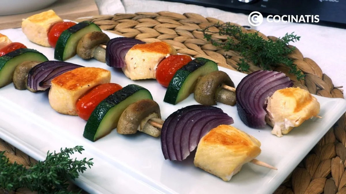 Brochetas de pollo a la plancha, ¡la receta más fácil y rápida!