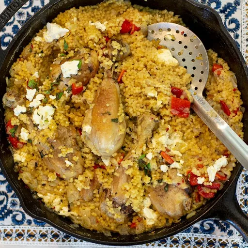 Greek Chicken & Trahana: Ready in under 45 minutes!