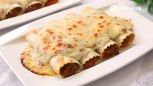 Canelones de carne, ¡con la receta italiana!
