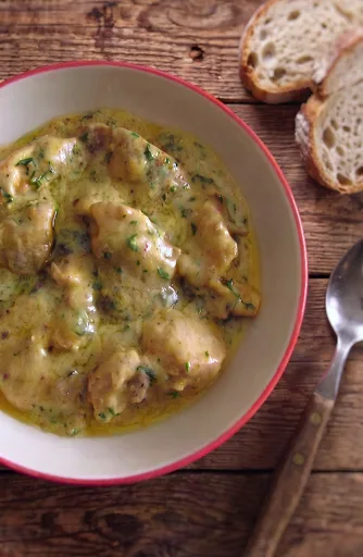 Pollo con Salsa Bechamel