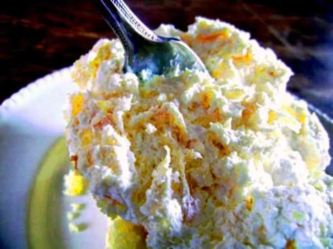 Gâteau glacé à la mandarine et à l’ananas