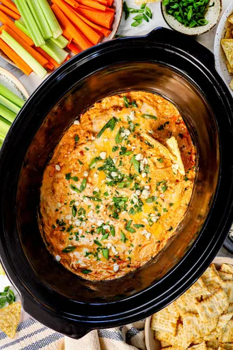 Buffalo Chicken Dip Crockpot