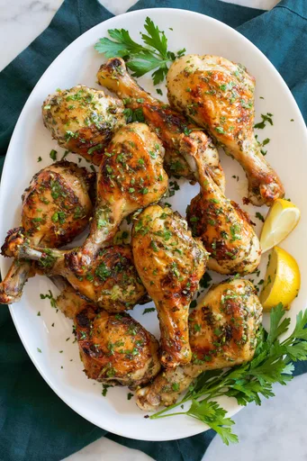Muslos de pollo al horno