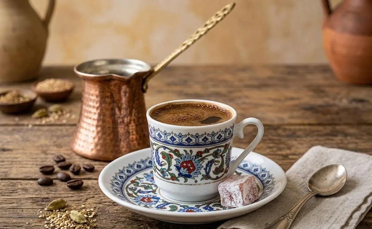 Receita de café turco