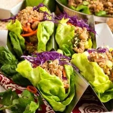 Pork Larb Lettuce Cups