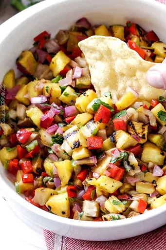 Grilled Pineapple Salsa