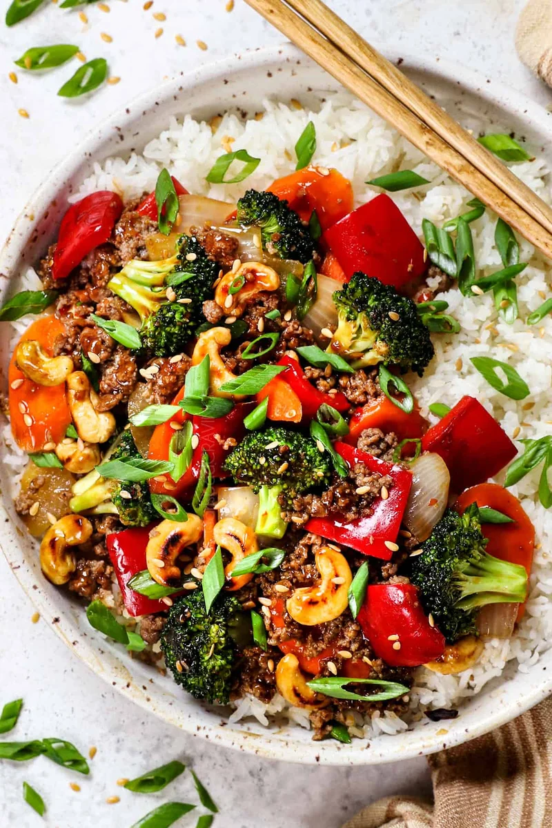 Stir Fry (Ground Turkey with Veggies)