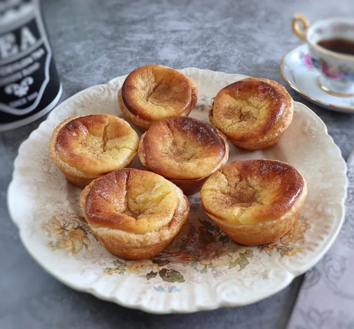Pasteles de nata caseros