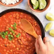 Easy Chickpea Curry (Gluten-free, Vegan)