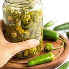 Easy Pickled Jalapeños (Gluten-Free, Vegan)