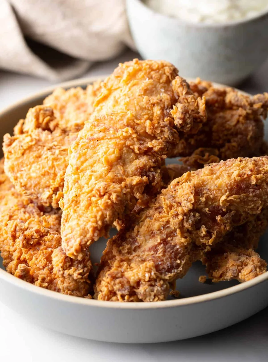 Aiguillettes de poulet frites