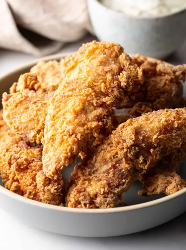 Aiguillettes de poulet frites