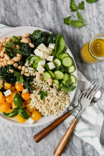 Herbed Kale & Sorghum Salad