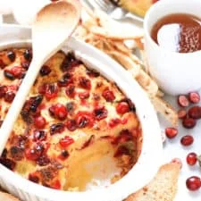 Cranberry Bread Pudding (Gluten-Free, Dairy-Free)