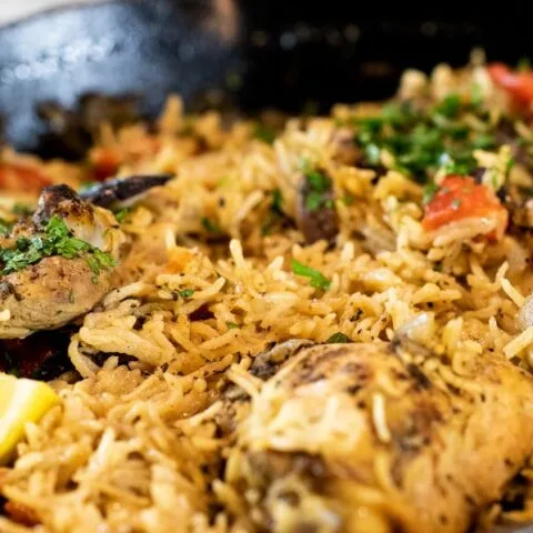 Pollo y Arroz Estilo Griego en una Sola Olla