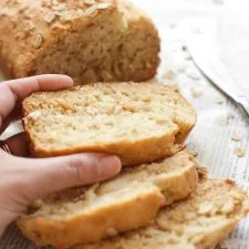 Pan de miel y avena (opción sin gluten ni lácteos)