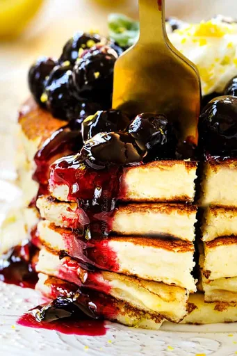 Lemon Ricotta Pancakes Recipe
