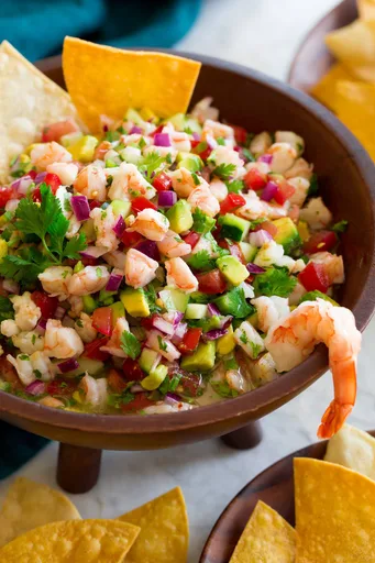 Ceviche de camarón