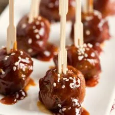 Sweet and Tangy Cocktail Meatballs