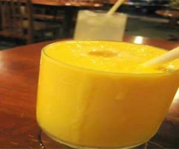 Orange-Mango Ice Cream Shake