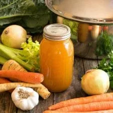 Receta de caldo de verduras