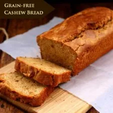 Pan de anacardos sin cereales