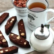 Grain-free Chocolate Hazelnut Biscotti