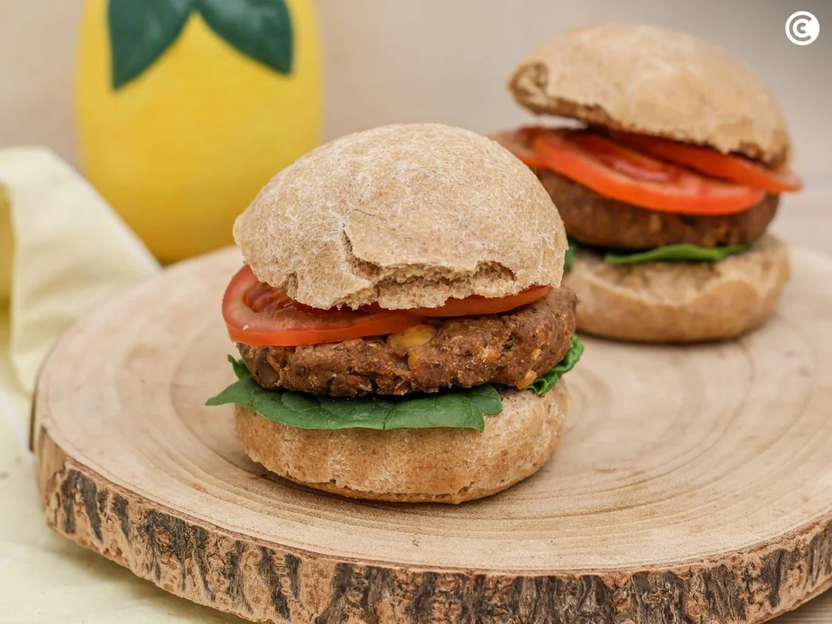 Chickpea burger