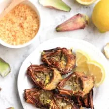 Alcachofas asadas