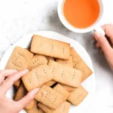Galletas tipo Graham de sorgo (Sin gluten, Veganas)